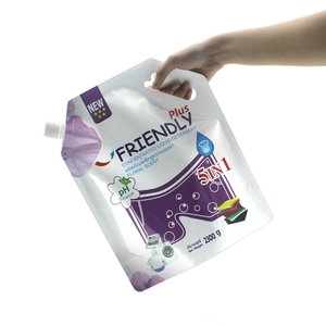 Nhựa đóng gói chất lỏng Túi tự đứng chất tẩy rửa <span class=keywords><strong>Spout</strong></span> Pouch tái sử dụng chất tẩy rửa bao bì túi - Product Image 4