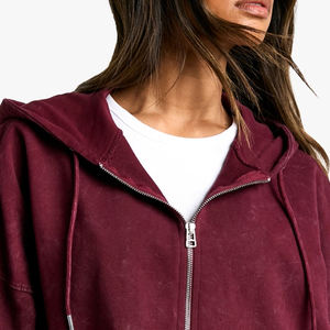 Sudadera con Capucha de Invierno al Por Mayor, Interior Suave para Mayor Calidez, para Mujer, con Cordones para Ajustar la Capucha, Corte Holgado 2026 - Product Image 2