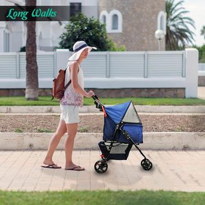 El último modelo de cochecito para mascotas, diseño elegante, precio bajo, estilo popular, carrito para cochecito de mascotas, tela Meslin, de estilo elegante, de la Semana de la marca, de la marca de la semana, de la marca - Product Image 6