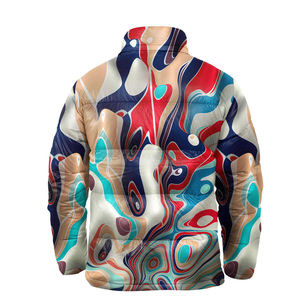 Chaqueta de Plumón Sublimada para Hombre, Chaqueta de Invierno Informal, Cálida y Moderna, Ropa de Abrigo para Exteriores en Venta - Product Image 2