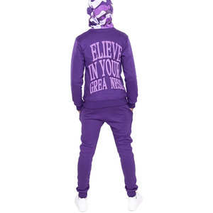 Survêtement personnalisé de haute qualité à imprimé épais Ensemble pantalon de survêtement et sweat à capuche à imprimé Jogger's Puff - Product Image 5
