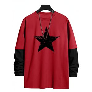 Camiseta de manga corta con logotipo personalizado 100% algodón de color sólido para hombre, ropa de calle informal de gran tamaño, transpirable a la moda - Product Image 1