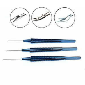 Tijeras de Capsulorrexis Retiniana WORLD PRECISION SURGICAL WPS-RC23-TC 23G 25G, Instrumento Quirúrgico Manual Intraocular - Product Image 2