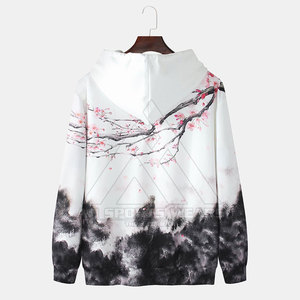 เสื้อฮู้ดสำหรับผู้ชายเสื้อฮู้ดแบบซับลิเมชันสำหรับผู้ชายเสื้อฮู้ดแบบลำลองสำหรับฤดูใบไม้ผลิฤดูใบไม้ร่วง - Product Image 5