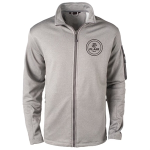 Veste polaire technique d'hiver pour homme avec logo personnalisé du fabricant, décontractée, fermeture éclair intégrale, coupe-vent, pull à col montant brodé - Product Image 2