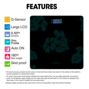 Balance électronique numérique personnelle pour salle de bain, à affichage numérique, alimentée par batterie, portable, 180 kg, type à quatre points, verre trempé - Product Image 6