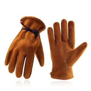Guantes de trabajo profesionales resistentes recién llegados al mejor precio, guantes de cuero de diseño personalizado para uso diario - Product Image 1