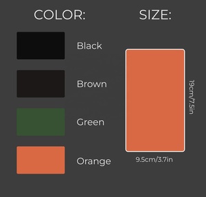 Fundas para hombre Checkbook Bi Fold Long Wallet Cowhide Slim Genuine Leather Wallet - Product Image 6