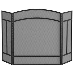 Valla de seguridad para chimenea de malla metálica negra de alta calidad, Protector de protección contra chispas de hierro para Estilo de vida ambiental - Product Image 3