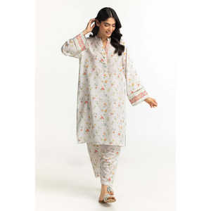 Conjunto de Dos Piezas para Mujer, Estilo Bohemio, Blusa de Chifón Blanca con Textura y Estampado Dobby, Pantalones Cortos, Talla XS, para Primavera/Verano - Product Image 5