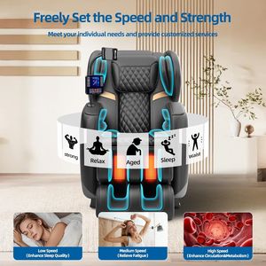 Fauteuil de massage inclinable avec gravité zéro, pression d'air sur tout le corps, nouveau fauteuil de massage de loisirs de haute qualité, best-seller - Product Image 4