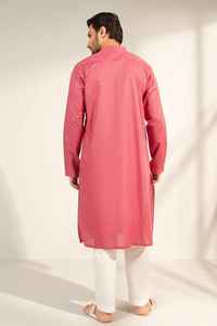 Top vente islamique hommes Shalwar Kameez Long col Mandarin anti-rides grande taille respirant Service OEM couleurs/tailles personnalisées - Product Image 2