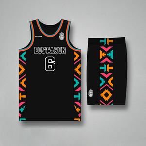 Maillot brodé de haute qualité uniforme de basket-ball en maille respirante t-shirt de basket-ball personnalisé Kit de basket-ball de sublimation - Product Image 1