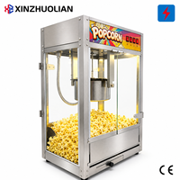 Machine à popcorn au caramel sucré professionnelle de haute qualité, électrique, automatique, en acier inoxydable, industrielle, commerciale, facile à nettoyer