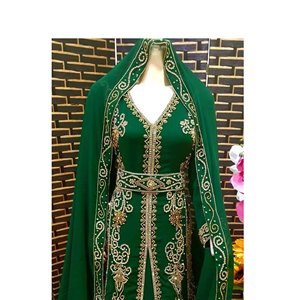 Emerald Green <b>Kaftan</b> for Women - Product Image 1