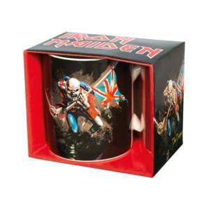 Iron Maiden the Trooper Novelty Design Double-Wall 600ml Hot/<b>Cold</b> Milk <b>Cup</b> Mug with Spoon for Promotional Gifts or Present - Product Image 2