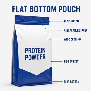 Bolsa con Boquilla para Proteína de Suero de Leche Clean Design, Impresión Personalizada, 1 <span class=keywords><strong>kg</strong></span>, <span class=keywords><strong>2.5</strong></span> <span class=keywords><strong>kg</strong></span>, 5 <span class=keywords><strong>kg</strong></span>, 100 Unidades, Grado Alimenticio - Product Image 3
