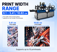 Impresora Digital UV de Una Sola Pasada Jucolor, Nuevo Modelo, Impresión a Color de Alta Velocidad para Vasos de Plástico, Madera, Vidrio, Juguetes de ABS