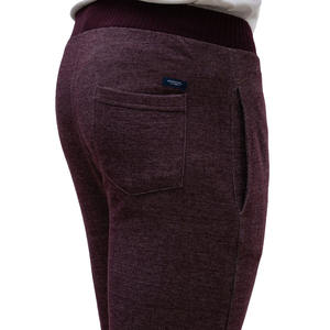 กางเกงวิ่งออกกำลังกายของผู้ชายเอวยางยืดเอวกลางผ้าคอตตอนผ้าฟลีซพิมพ์ลายตามสั่งสไตล์ลำลอง - Product Image 4