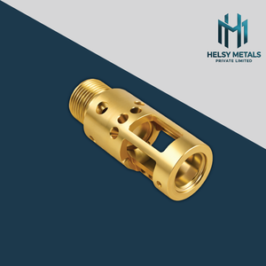 Cuerpo de Válvula de Latón Duradero, Carcasa Cilíndrica Roscada Externa Mecanizada VMC para Sistemas de Conexión Hidráulicos y Mecánicos - Product Image 5