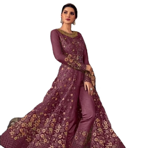 ชุดกาวน์ Anarkali สำหรับสาวๆชุดยาวงานปาร์ตี้ต้อนรับออกแบบมาโดยเฉพาะซาอุดิอาระเบียอิสลามประเทศซาอุดิอาระเบีย - Product Image 1