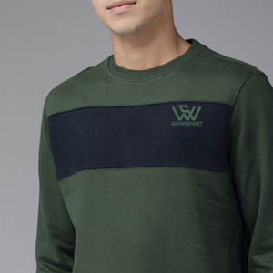 Sweatshirts coupe-vent en coton pour hommes Logo personnalisé Sweatshirts de base Sweatshirts à séchage rapide pour hommes - Product Image 5