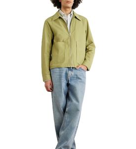 Veste de travail en toile cirée décontractée pour homme, coupe oversize, avec fermeture éclair, en tissu tissé de coton épais, idéale pour l'extérieur et l'hiver - Product Image 3