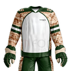 Uniforme de Hockey sobre Hielo Personalizado Profesional 2025 al por Mayor, Servicio OEM, Alta Calidad, 100% Poliéster, Ligero, Mangas Largas - Product Image 5