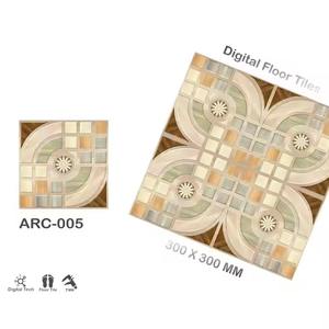 Carreaux de sol émaillés en céramique gaufrée 300x300 400x400 30x30 40x40 12x12 16x16 Carreaux de stationnement en porcelaine - Product Image 1