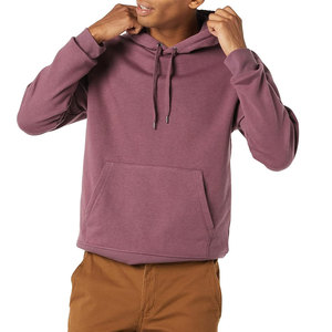 Sweat à capuche décontracté en molleton 100 % coton de haute qualité pour homme, couleur unie, écologique, best-seller, vêtement d'hiver, vente en gros - Product Image 1