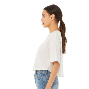 Camiseta corta holgada de gimnasio para mujer, camiseta recortada de gran tamaño para entrenamiento, Yoga, patrón 3D, agujero, manga corta, camiseta informal atlética - Product Image 1