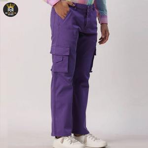 Pantalones Cargo de Lona Casuales para Hombre, Diseño Multibolsillos, Alta Calidad, Transpirables, Cintura Media, Precio Razonable, Última Moda - Product Image 3