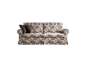 Sofá de Tela Floral de Lujo, Estilo Campestre Clásico, Sofá de 2 Plazas para Sala de Estar con Falda y Almohadas - Product Image 1