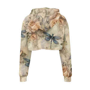 Sweat à capuche court d'hiver personnalisé pour femme, sweat-shirts décontractés, pull-over respirant, à capuche oversize, imperméable, 100% coton - Product Image 2