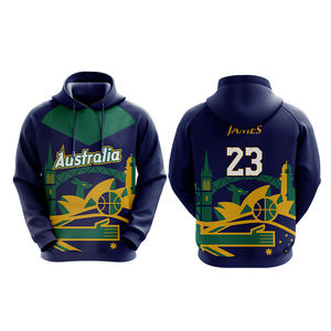 Sublimación personalizada All-Over Print Hoodie para tallas grandes hombres sudaderas de hombre - Product Image 6