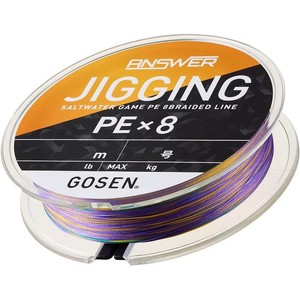 สายตกปลา GOSEN ANSWER Jigging PEx8 ขนาด 200-300-400 เมตร (รุ่น: 0.8/1/1.2/1.5/2/2.5/3/4) - Product Image 2