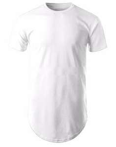 T-shirt en coton de haute qualité de style nouveau OEM, T-shirt surdimensionné pour homme, tendance streetwear, style décontracté long, style vintage - Product Image 1