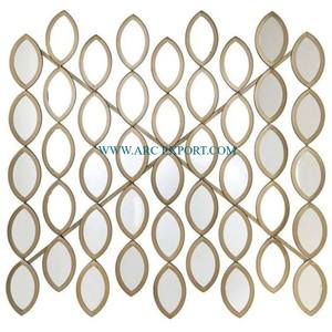 Miroir mural vintage en laiton, qualité supérieure, art créatif, miroir mural d'intérieur fantaisie pour maison - Product Image 5