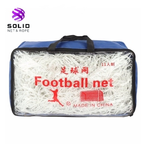 Produttore e fornitore di reti da calcio senza nodi rete da calcio 8x6 in colori personalizzati resistenti alle intemperie e ai raggi UV ra - Product Image 1