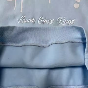 Sudadera de poliéster de peso pesado Sudadera con capucha de tela polar Logotipo bordado Diseño personalizado Apliques Grueso Sudadera con capucha térmica de invierno - Product Image 6