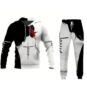 Evil Imp 3D Vintage Impreso Hombres Sudadera con capucha y pantalones de chándal Transpirable Otoño/Invierno Casual Street Fashion Tamaño adulto - Product Image 5