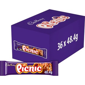Cadbury Picnic Chocolate <b>Bar</b> - 48g (Box of 36) - Product Image 6