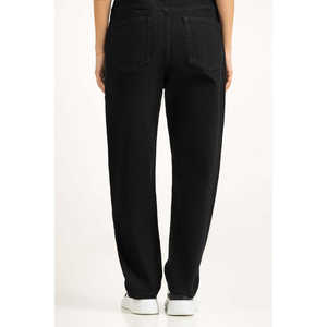 มัมฟิต WM-JNS-WS25-005 กางเกงยีนส์เอวสูงระบายอากาศได้ดีสำหรับสุภาพสตรีทรงดินสอและทรงคาร์โก้แบบเรียบง่ายมีจำหน่ายขนาด 2XL - Product Image 2