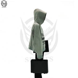 2025 Venta caliente al por mayor de diseño personalizado de alta calidad de punto 100% algodón polar de gran tamaño sudaderas con capucha para hombre Streetwear secado rápido - Product Image 3