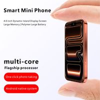 Smartphone compact S17 max mini - 3,75 pouces, 3 Go + 64 Go, téléphone mobile Android 4 pouces, double SIM, 3G 4G, écran LED, idéal pour les voyages et comme téléphone de secours