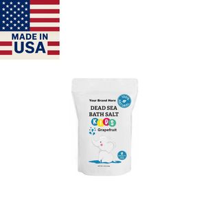 Paquet refermable de 4 lb de marque privée, trempage de bain de la mer Morte à grain fin pour enfants, infusé de minéraux, Quantité minimale de commande - Product Image 1