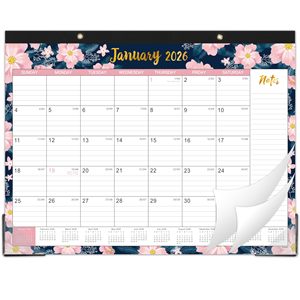 <span class=keywords><strong>Calendrier</strong></span> de bureau 2026.7-2027.12, 18 mois, 17 x 12 pouces, papier couché double face, blocs lignés, impression, <span class=keywords><strong>calendrier</strong></span> de table, meilleur outil de planification - Product Image 1