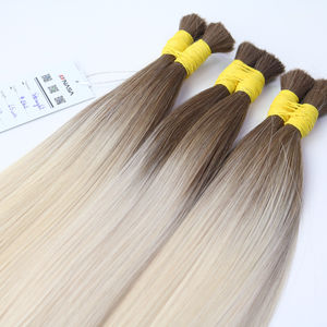 การต่อผมจํานวนมากคุณภาพสูงผมเวียดนามจมสองครั้ง 100 กรัมสีเข้ม 22 นิ้ว - Product Image 1