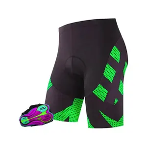 2024 Cycling Shorts With 2 Side Pockets 1 Waist Zipper Pocket 4D Gel Padding 4 Way Stretch Anti Slip Silicone As Per OEM