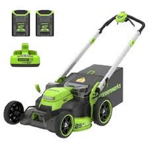 Cortadora de Césped Autopropulsada Greenworks de 60V y 25 Pulgadas de Alta Calidad con (2) Baterías de 4.0 Ah y Cargador Rápido - Product Image 2